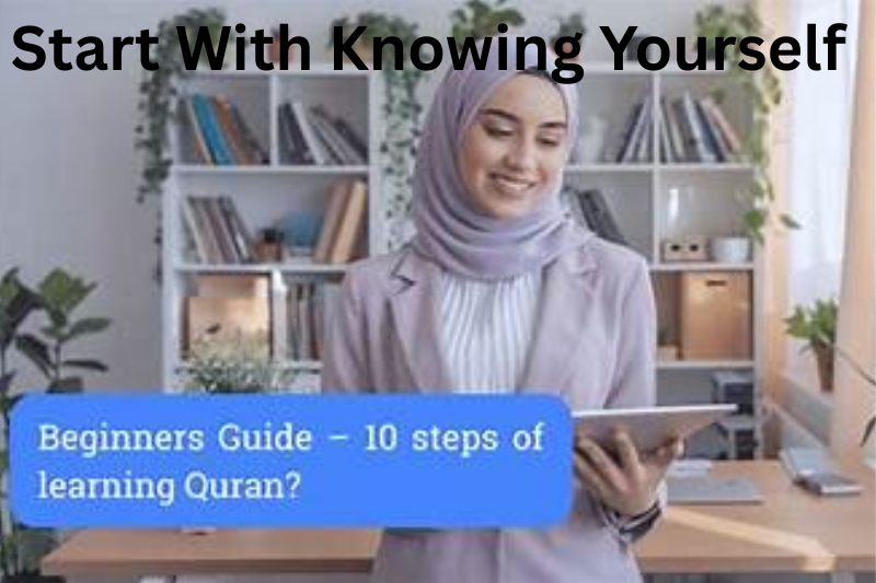 Start With Knowing Yourself